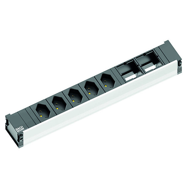 BACHMANN Steckdosenleiste 5xCH 2xABD 912.019